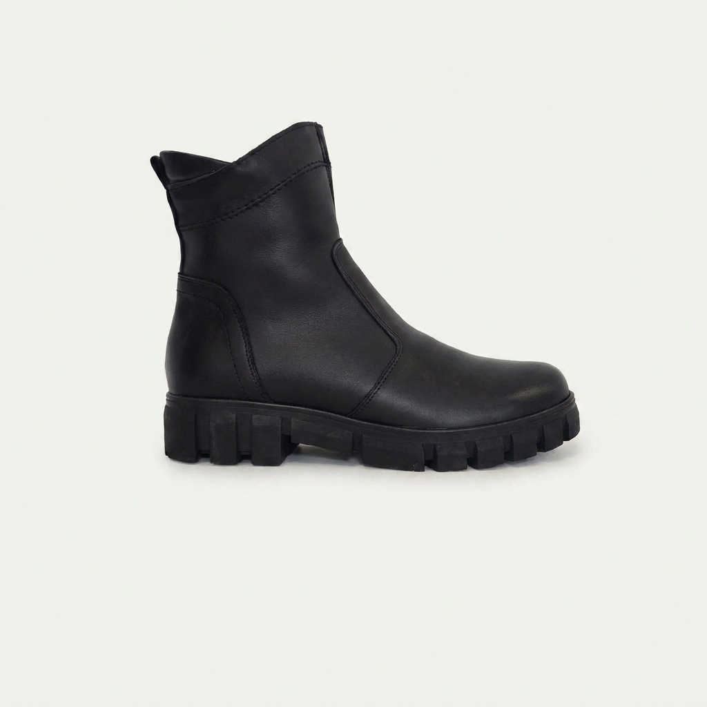 Skórzane damskie botki czarny lico model M-48