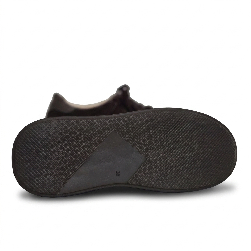 Sneakersy damskie skórzane brązowe model M-5