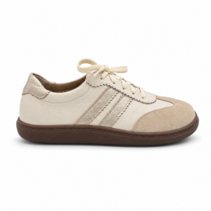 Sneakersy damskie skórzane beżowe model B-6