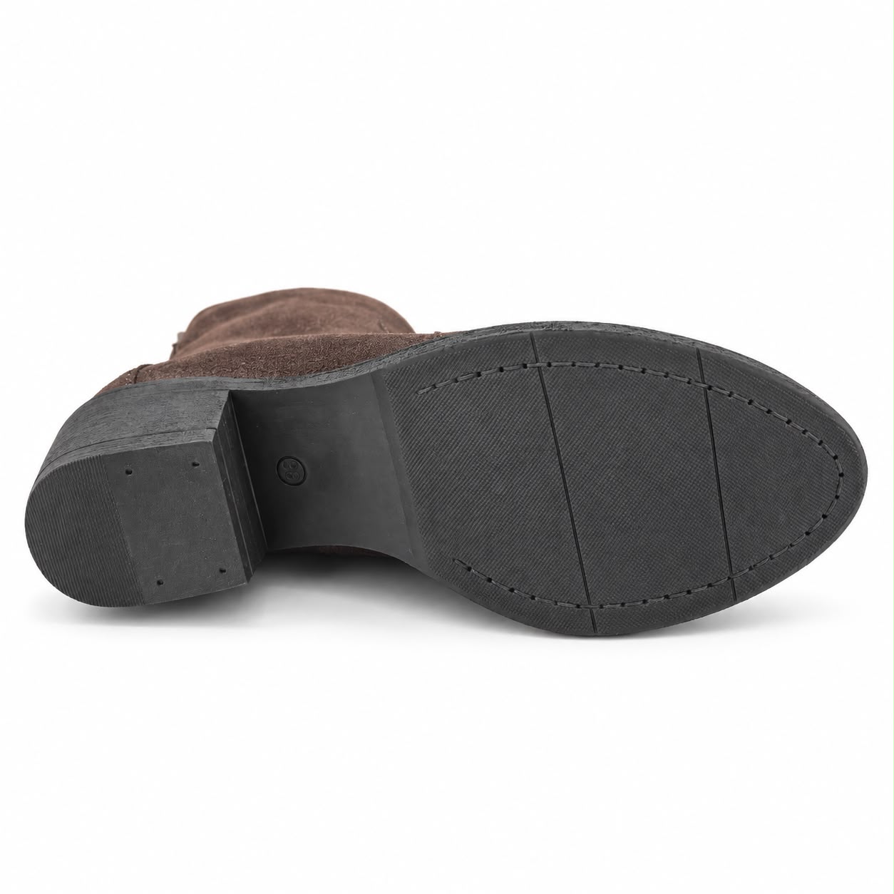 Kowbojki damskie skórzane brązowe model K-24